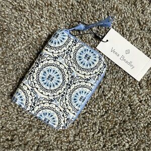 Vera Bradley Cotton Small Zip-Around Wallet - Mini Sketched Medallion